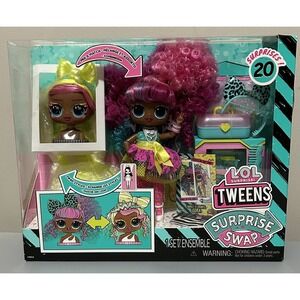 LOL Tweens Surprise Swap Curls To Crimps Cora 20 Surprises NEW